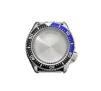 LORIER Cassa in acciaio inox SKX009 42mm per NH35 NH36 4R35/36 7S26 Movimento Cristallo Zaffiro Cricchetto 120clicks Lunetta in Ceramica 10ATM Cassa Dell'orologio, A3, misura unica