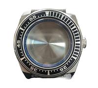 LoRier Custodia per orologio stile Samurai per NH35/NH36 4R35 movimento in cristallo zaffiro accessori per orologio parti cassa (colore: A3), giapponese