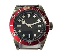 LORIER Guarda Giappone NH35 Movimento Automatico 41mm Cassa In Acciaio Inox Accessori Modificati da Uomo Vetro Minerale Lancette Luminose Cassa Dell'orologio, 4, misura unica
