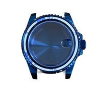 LORIER Orologio 40mm PVD Blu Cassa Vetro Zaffiro Acciaio Inox 316L Con Movimento Automatico giapponese NH36 Cassa Dell'orologio, 6, misura unica