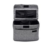 LORIER Partizione da viaggio in nylon pieghevole antiurto for manico SLR Cassa dell'obiettivo impermeabile della protezione della fotocamera for inserto imbottito Borsa fotografica (Color : Gris)