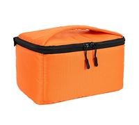 LORIER Telecamera multifunzione SLR Zaino impermeabile all'aperto zaino portatile fotografia fotografica fotocamera borsa antiurto adatta for Nikon Fit for Canon Borsa fotografica (Color : Orange M)