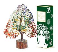L'originale Albero della vita 7 chakra con cristalli naturali, regalo donna compleanno pietra curativa per meditazione decorazioni casa idee regalo per l'albero di Natale per donne, mamme e sorelle.