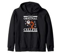 L'Originale Cellfie Biologo Insegnante di Scienze Biologia Major Felpa con Cappuccio