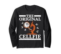 L'Originale Cellfie Biologo Insegnante di Scienze Biologia Major Maglia a Manica