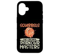 L'originale scoiattolo dei maestri del Parkour Custodia per iPhone 16