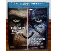 L'Origine E L'Alba Del Pianeta Delle Scimmie Duo 2 Blu-Ray Sigillato R2