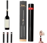 Loritia Wine Opener, Aeropop Wine Opener, Travel Portable Pocket Air Pressure Pump Bottle Opener, Needle Type Bottle Openers, Travel Porta for Home, Restaurant, Party (Red)