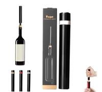 Loritia Wine Opener, Aeropop Wine Opener, Travel Portable Pocket Air Pressure Pump Bottle Opener, Needle Type Bottle Openers, Travel Porta for Home, Restaurant, Party (Silver)