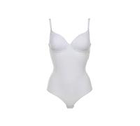 LORMAR 1 Pezzo Body Mousse con Coppa Preformata e Ferretto in Microfibra - Coppa B-C, Bianco 3C