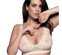 LORMAR 1 Pezzo di Reggiseno Senza Ferretto Vela Wing 403L Donna, Coppa Estraibile Talco 2C