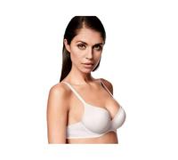 LORMAR 1 Pezzo Reggiseno Balconcino con Ferretto 1943 Plunge Scollatura Profonda Coppa C. Bianco 4C