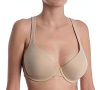 LORMAR 1 Pezzo Reggiseno Donna Mousse Liscio in Microfibra con Ferretto - Coppa B - C- D, Nudo 6C