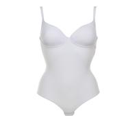 LORMAR Body Donna Imbottito Mousse, Microfibra Modellante Snellente con Ferretto, Coppe Stretch, Spalline Larghe, Effetto Naturale - Colori Vari(Bianco, 2C)