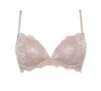 LORMAR Desiderio Pizzo Reggiseno Donna Push Up Senza Ferretto in Pizzo Coppa B