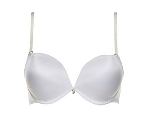 LORMAR Double Gloss Reggiseno Donna Super Push Up Con Ferretto (Coppa B)