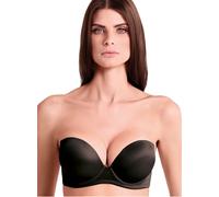 LORMAR Extra Double Reggiseno Donna Super Push Up a Fascia con Ferretto (Coppa B