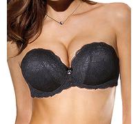 LORMAR Fascia Double Extra Pizzo Offerta Balconcino Super Push UP Varie TG E col (3, Bianco)