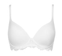 LORMAR Mousse Pizzo Reggiseno con Ferretto in Microfibra e Pizzo - Coppa B - C