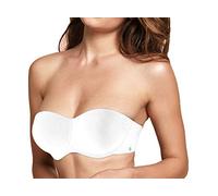 LORMAR Reggiseno a Fascia Naturale in Microfibra Liscia Ultra Soft. Art Naturale Fascia