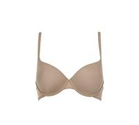 LORMAR Reggiseno Balconcino Mousse Liscio Coppa C - Realizzato in Microfibra con Ferretto e Coppa Preformata in Tessuto Strech Disponibile nei Colori Bianco, Nero e Nudo