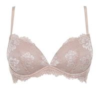 Lormar reggiseno Desiderio Push up in pizzo senza ferretto (3, Noisette)