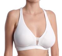 LORMAR Reggiseno Donna Comfort Senza Ferretto Colori Bianco Nero e Nudo Vela Extra Bianco, 2