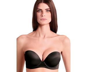 Lormar Reggiseno Raddoppia La Taglia Pizzo Extra Double Nero Taglia 3