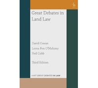Lorna Fox O'Mahony Neil Cobb David Cowan Great Debates in Land Law (Tascabile)