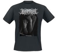 Lorna Shore Dancing Like Flames Uomo T-Shirt Nero XXL 100% Cotone Regular