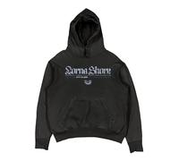 Lorna Shore Everblack Blue Uomo Felpa con Cappuccio Nero 80% Cotone, 20% Poliestere Regular