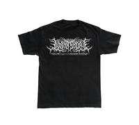 Lorna Shore Everblack Logo Uomo T-Shirt Nero 100% Cotone Regular