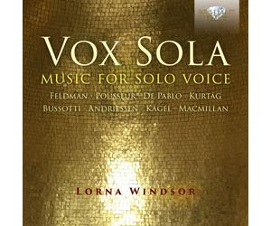 Lorna Windsor Vox Sola: Music for Solo Voice (CD) Album