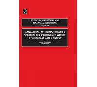 Lorne Cummings Managerial Attitudes Toward a Stakeholder Prom (Copertina rigida)