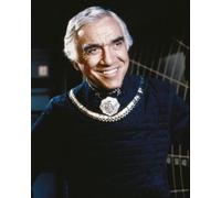 Lorne Greene Come Comandante Adama Poster Stampa 24x20"