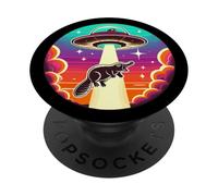 L'ornitorinco ha rapito il rapimento dello spazio esterno di veicoli spaziali alieni PopSockets PopGrip Adesivo