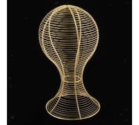 l'oro del basamento di esposizione del supporto del supporto delle parrucche