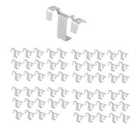 Lorrgasw 60 pezzi da 30 mm pannello solare fotovoltaico clip per il passaggio dell'acqua in acciaio inox
