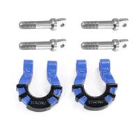 Lorrgasw Blue 1/81/10 Paraurti anteriore per auto da arrampicata a forma di U fibbia di salvataggio, fibbia simulata a forma di U + viti