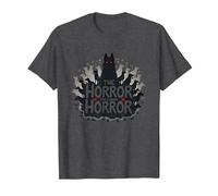 L'orrore, l'orrore Canino - Stanno mangiando i Cani Maglietta, Uomo, Grigio Scuro, 5XL