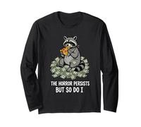 Lorrore persiste, ma Anche io Raccoon Meme Pizza Maglia a Manica