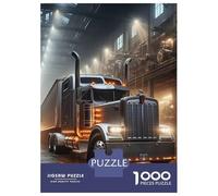 Lorry 1000 Componenti Carta Spessa Rainy Night Truck Puzzle Familiare Livello Di Difficoltà Equilibrato Intrattenimento Fine Settimana A Domicilio Divertente 52x38cm/1000pcs