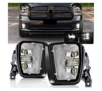 LORSKRD Faro Principale Fari Faro 2 In 1 Per Dodge Per Ram 1500 2013 2014 2015 2016 2017 2018 Fendinebbia A LED DRL Luci Diurne Accessori Auto Impermeabili Bianchi