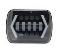 LORSKRD Faro Principale Fari Faro 7x6 5X7 Per Jeep Per Cherokee Per XJ Accessori Auto Fari A LED Impermeabili Hi-Lo Beam DRL