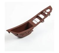 LORSKRD Maniglia Interna Anteriore Pannello Porta Sedile Conducente Interruttore Telaio Coperchio Scatola Immagazzinaggio Per BMW Serie 5 Per F10 Per F11 Maniglie Porte Interne(EdBrown)