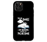 L'orso polare dei cartoni animati è fantastico, io sono un orso polare Custodia per iPhone 11 Pro
