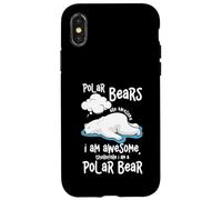 L'orso polare dei cartoni animati è fantastico, io sono un orso polare Custodia per iPhone X/XS