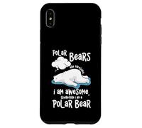 L'orso polare dei cartoni animati è fantastico, io sono un orso polare Custodia per iPhone XS Max