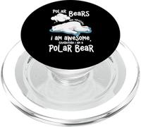 L'orso polare dei cartoni animati è fantastico, io sono un orso polare PopSockets PopGrip per MagSafe