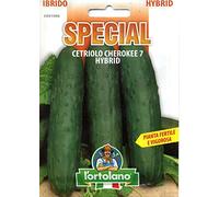 L'ORTOLANO Sementi di ortaggi ibride e selezioni speciali ad uso amatoriale in buste termosaldate (80 varietà) (CETRIOLO CHEROKEE 7 IBRIDO)